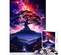 Rompecabezas de 1000 Piezas para Adultos diseño de árbol Antiguo de los orígenes Ideal para decoración del hogar Regalo de cumpleaños Juego Imposible Cada Pieza es única (tamaño 38x26cm)