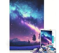 Rompecabezas de 1000 Piezas para Adultos, diseño de árbol fantástico Espacial, Juegos educativos, análisis y lógica, Regalo de cumpleaños, Regalos de Viaje 50x75cm
