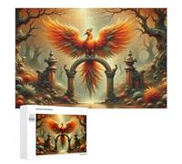 Rompecabezas de 1000 piezas para adultos, diseño de arco de fénix, juego práctico para mejorar la memoria, regalos únicos para cumpleaños y Navidad, 1000 unidades