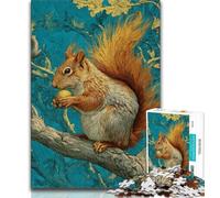 Rompecabezas de 1000 Piezas para Adultos diseño de Ardillas Toda la Familia 75x50cm