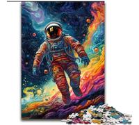 Rompecabezas de 1000 Piezas para Adultos, diseño de astronautas Coloridos, de cartón, Ideal para Adolescentes, Ideal para Decorar y divertirte estimulando el Cerebro 1000 Piezas(26x38cm)