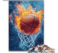 Rompecabezas de 1000 Piezas para Adultos, diseño de Baloncesto, Mates, 1000 Piezas, decoración para el hogar (26x38cm)