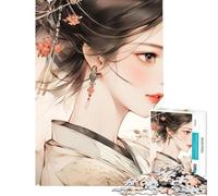 Rompecabezas de 1000 Piezas para Adultos diseño de Belleza China Ayuda a ejercitar el Cerebro desafío difícil Juegos relajantes para Mayores de 14 años Juego de Rompecabezas Incluido (50x75cm)
