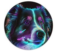 Rompecabezas de 1000 Piezas para Adultos, diseño de Border Collie, Ideal para una Noche de Juegos en Familia, decoración del hogar y Regalo para Entrenar el Cerebro, 67,5 x 67,5 cm.