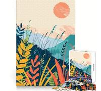 Rompecabezas de 1000 Piezas para Adultos,diseño de Bosque,Naturaleza,Estilo Boho,Juego Jugar en Pareja,Juguete Creativo y Divertido,Ideal para Relajarse,Regalo Divertido para cumpleaños