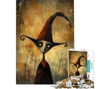 Rompecabezas de 1000 Piezas para Adultos diseño de bufón Espeluznante Ideal para Decorar la Pared Una verdadera Obra de Arte Toda la Familia (tamaño 38x26cm)