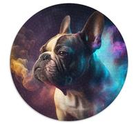 Rompecabezas de 1000 Piezas para Adultos, diseño de Bulldog, cumpleaños, desafiante Juego de ingenio, 67,5 x 67,5 cm.