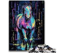 Rompecabezas de 1000 Piezas para Adultos, diseño de Caballos de fantasía para Adolescentes, Juguete Educativo, Divertidos Juegos Familiares, decoración única para el hogar (75x50cm)