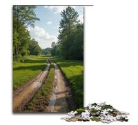 Rompecabezas de 1000 Piezas para Adultos diseño de Camino Rural de Barro Divertido Juego Familiar antiestrés desafío difícil 1000 Piezas (75 x 50 cm)