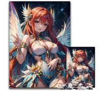 Rompecabezas de 1000 Piezas para Adultos diseño de Chica angelical de Anime Ideal para Decorar o Regalar en cumpleaños 1000 Piezas (75 x 50 cm)