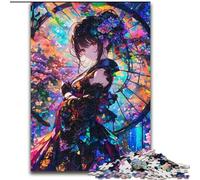 Rompecabezas de 1000 Piezas para Adultos, diseño de Chica de Anime Japonesa, Ideal para Juegos educativos, Mejora la Memoria, a Partir de los 14 años (tamaño 50x75cm)