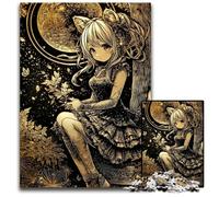 Rompecabezas de 1000 Piezas para Adultos, diseño de Chica de Anime Japonesa, Ideal para Pasar el Tiempo Libre en casa, una Obra de Arte para niños de 14 años, 50x75cm