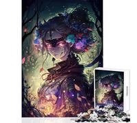Rompecabezas de 1000 Piezas para Adultos diseño de Chica Manga Oiran V decoración del hogar Juguetes Regalo Divertido Juegos educativos para cumpleaños y Navidad tamaño 38x26cm