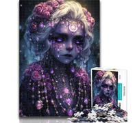 Rompecabezas de 1000 Piezas para Adultos, diseño de Chica mística, para Adolescentes, 1000 Piezas, colección de Artistas, Juego Intelectual, Bellas Artes, 26x38cm