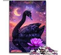 Rompecabezas de 1000 Piezas para Adultos, diseño de Cisne Negro, difícil de superar para Adolescentes, Juegos educativos, Regalos, 26x38cm