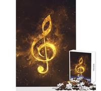 Rompecabezas de 1000 Piezas para Adultos diseño de Clave de Oro Ideal para Decorar el hogar Regalo Juego práctico desafiante tamaño 50x75cm
