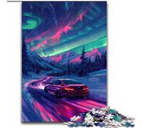 Rompecabezas de 1000 Piezas para Adultos, diseño de Coches Deportivos, tamaño 50x75cm, desafiante Rompecabezas, Actividad Familiar, decoración del hogar, Regalo navideño.