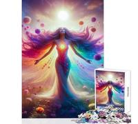 Rompecabezas de 1000 Piezas para Adultos diseño de corazón Abierto para florecer Juguete para decoración de Pared Regalo de cumpleaños Juego Familiar colección de Artistas Bellas Artes tamaño 38x52cm