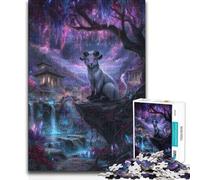 Rompecabezas de 1000 Piezas para Adultos, diseño de Criaturas fantásticas en un Paisaje mágico, Juego Educativo Familiar, Ideas de Regalo educativas, 38x52cm (1000 Piezas)