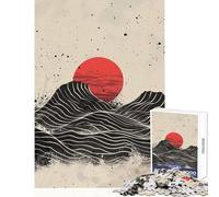 Rompecabezas de 1000 Piezas para Adultos diseño de Crimson Tide Rise Ideal para Decorar el hogar Regalo de Amigo Secreto Juego de ingenio descompresión Intelectual tamaño 38x26cm