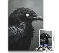 Rompecabezas de 1000 Piezas para Adultos, diseño de Cuervo no Muerto, Tranquilo, Relajante, para Tiempo Libre, con Bordes de precisión Finos, Juguete Artesanal, tamaño 50x75cm