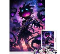 Rompecabezas de 1000 Piezas para Adultos diseño de Demonios góticos Juguetes de decoración del hogar Grandes Regalos y Juguetes Juegos relajantes desafiantes para completar tamaño 50x75cm