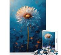 Rompecabezas de 1000 Piezas para Adultos diseño de Diente de león de Vincent Van Gogh Juguetes antiestrés Regalos de Amigo Secreto Juegos educativos Cada Pieza es única Tamaño: 50x75cm