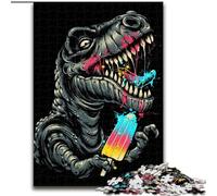Rompecabezas de 1000 Piezas para Adultos, diseño de Dinosaurio goloso Rompecabezas de 1000 Piezas para Adultos, decoración del hogar, Juego de ingenio para Adolescentes, tamaño 50x75cm