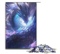 Rompecabezas de 1000 Piezas para Adultos diseño de dragón de Anime Cada Pieza es única Juego Familiar desafiante y Divertido 1000 Piezas (38 x 26 cm)
