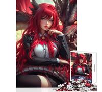 Rompecabezas de 1000 Piezas para Adultos diseño de Dragon School Girl Juguetes antiestrés Gran Regalo Juegos de relajación Que mejoran el Amor en Pareja tamaño 50x75cm