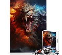 Rompecabezas de 1000 Piezas para Adultos diseño de Dragones y pesadillas cumpleaños Juego Familiar colección de Artistas tamaño 38x52cm
