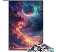 Rompecabezas de 1000 Piezas para Adultos, diseño de Escena Espacial de Madera, decoración del hogar 50x75cm, Ideal para Fiestas de cumpleaños para Hombres y Mujeres