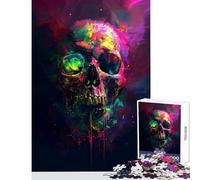 Rompecabezas de 1000 Piezas para Adultos diseño de Espectro etéreo Juego práctico con póster y Hoja de Trivia a Juego 38x52cm