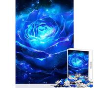 Rompecabezas de 1000 Piezas para Adultos diseño de Estrellas Galaxia Rosas Flores Zen Juguetes antiestrés Regalos para Mujeres y Hombres Juego Imposible difícil y desafiante tamaño 50x75cm