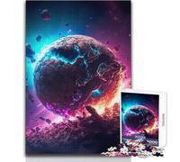 Rompecabezas de 1000 Piezas para Adultos, diseño de explosión cósmica, Relajante, para Tiempo Libre, preciso, Entrelazado, Juguete de precisión, tamaño 38x52cm