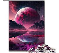 Rompecabezas de 1000 Piezas para Adultos, diseño de explosión de Planetas de Madera, Navidad y Año Nuevo, Regalo Festivo, 50x75cm, Actividad de Noche de Juegos Familiar Atractiva