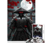 Rompecabezas de 1000 Piezas para Adultos diseño de Fantasma samurái Asesino Juguetes de decoración para el hogar Gran Regalo Juego práctico con Piezas de Formas aleatorias Totalmente entrelazadas