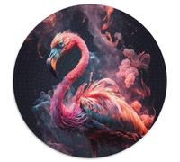 Rompecabezas de 1000 Piezas para Adultos, diseño de Flamenco, cartón, Ideal como decoración, Juguete de Inteligencia para Juegos Familiares en Interiores (67,5x67,5cm)