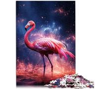 Rompecabezas de 1000 piezas para adultos, diseño de flamencos, juego educativo, reto, juguete, 26 cm x 38 cm, ideas de regalos
