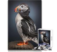 Rompecabezas de 1000 Piezas para Adultos, diseño de frailecillo atlántico, Ideal para familias, cumpleaños 50x75cm