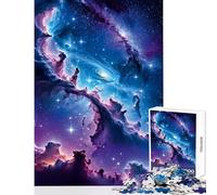 Rompecabezas de 1000 Piezas para Adultos diseño de Galaxia cósmica con Nebulosa Estelar Brillante Juguete para decoración de Pared Regalo de Amigo Secreto Juegos relajantes con Piezas de Formas
