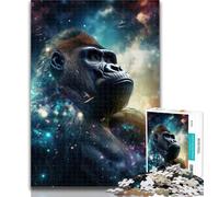 Rompecabezas de 1000 Piezas para Adultos, diseño de Galaxias y orangutanes, Ideal para Decorar el hogar, 26x38cm