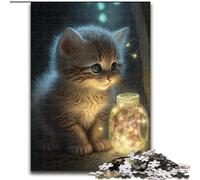 Rompecabezas de 1000 Piezas para Adultos, diseño de Gatitos, de cartón, Ideal para Adolescentes y para Disfrutar en Familia 1000 Piezas(26x38cm)