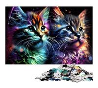 Rompecabezas de 1000 Piezas para Adultos, diseño de Gatitos, Rompecabezas de Alta dificultad para Adolescentes, 50x75cm/19,68x29,52 Pulgadas.