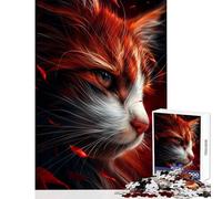 Rompecabezas de 1000 Piezas para Adultos diseño de Gato mi Divertido Amigo decoración del hogar Juguetes Ideas de Regalo Juego Educativo Adecuado para decoración de Escritorio tamaño 50x75cm