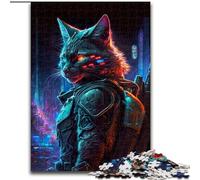 Rompecabezas de 1000 Piezas para Adultos, diseño de Gato y Humano, tamaño 26x38cm, Ideal para Parejas, Navidad, Año Nuevo y San Valentín.