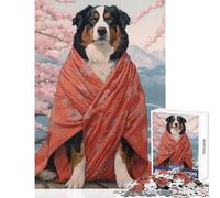 Rompecabezas de 1000 Piezas para Adultos diseño de Geisha de Las montañas bernesas Juguetes antiestrés Regalo Divertido Juegos Familiares Interesante reducción del estrés tamaño 50x75cm