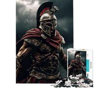 Rompecabezas de 1000 Piezas para Adultos diseño de gladiadores Romanos Juguetes educativos Juegos Familiares una Obra de Arte un Gran Regalo para los Amantes de los Juegos (tamaño 38x26cm)