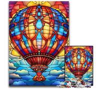 Rompecabezas de 1000 Piezas para Adultos, diseño de Globo aerostático, Rompecabezas imposibles, decoración del hogar, Regalo, Juego de ingenio, 50x75cm/19,68x29,52 Pulgadas