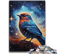 Rompecabezas de 1000 Piezas para Adultos, diseño de gorrión Colorido, Ideal para Adolescentes, un Divertido Regalo y Actividad para el hogar, Ideal para días de Lluvia (75x50cm)